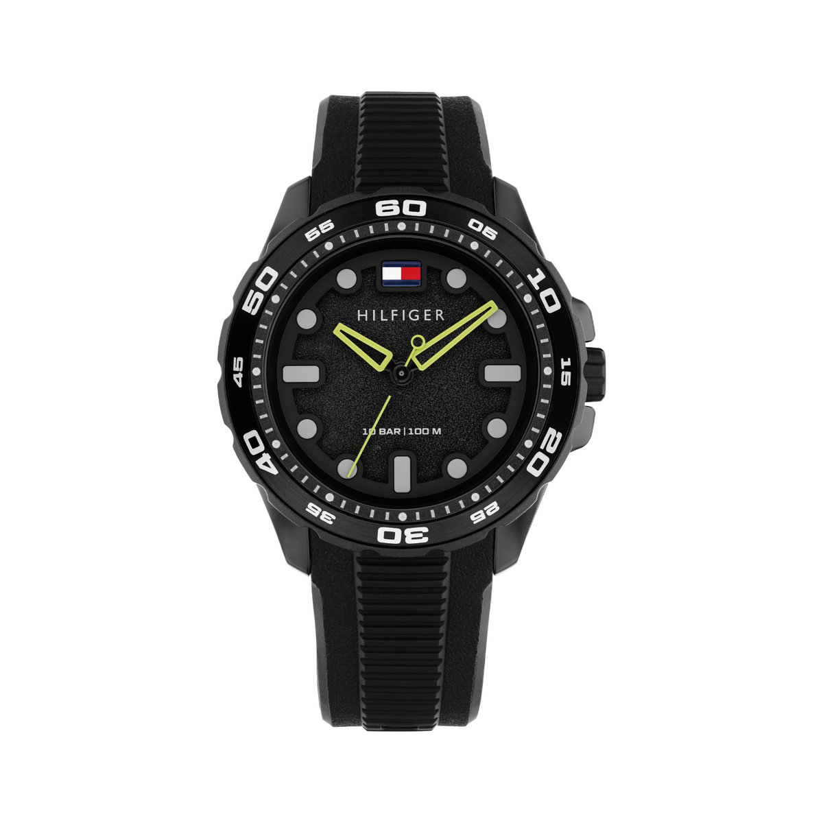 Reloj Análogo Tommy Hilfiger TH Regatta Cuarzo Negro de Hombre