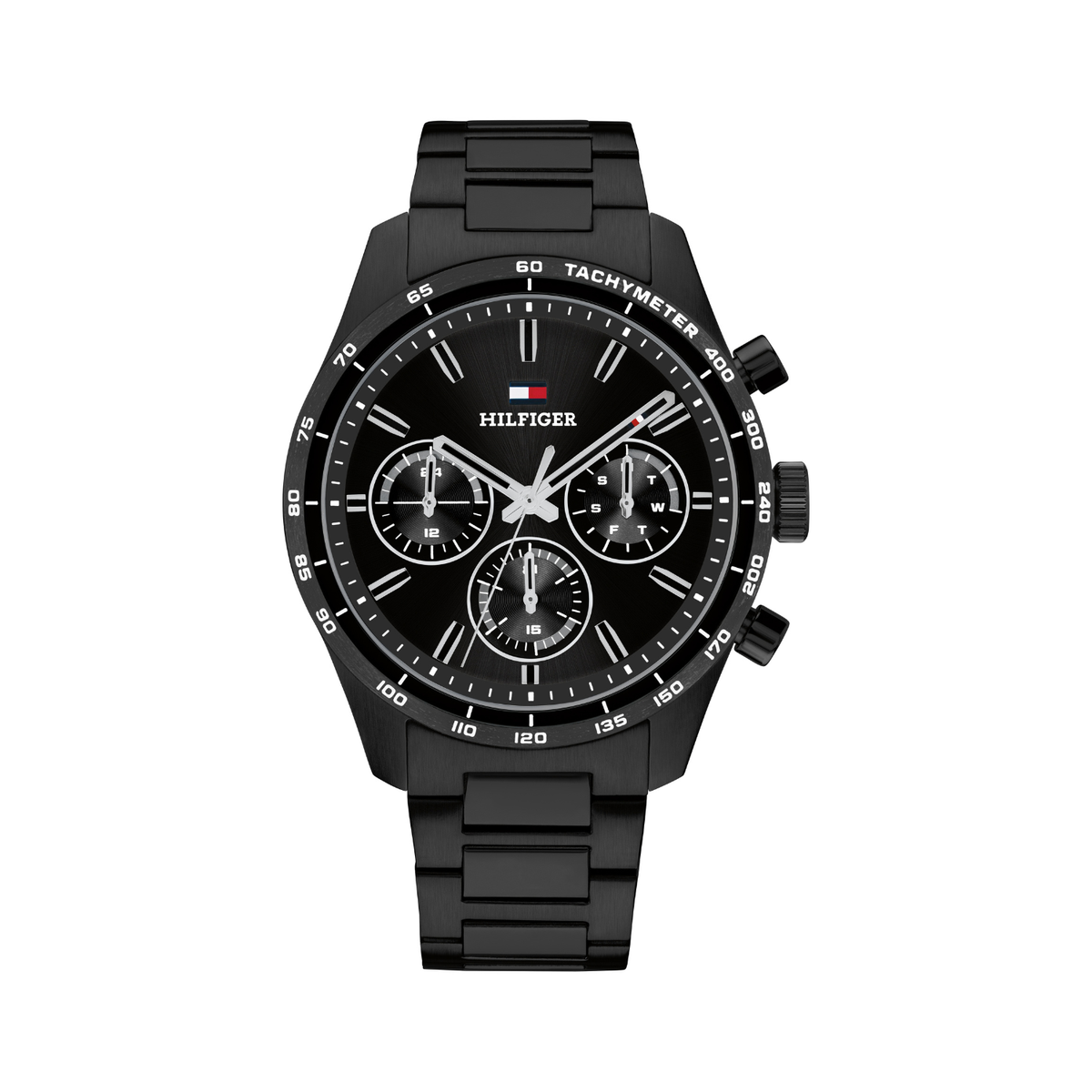 Reloj Análogo Tommy Hilfiger Hampton Cuarzo Negro de Hombre