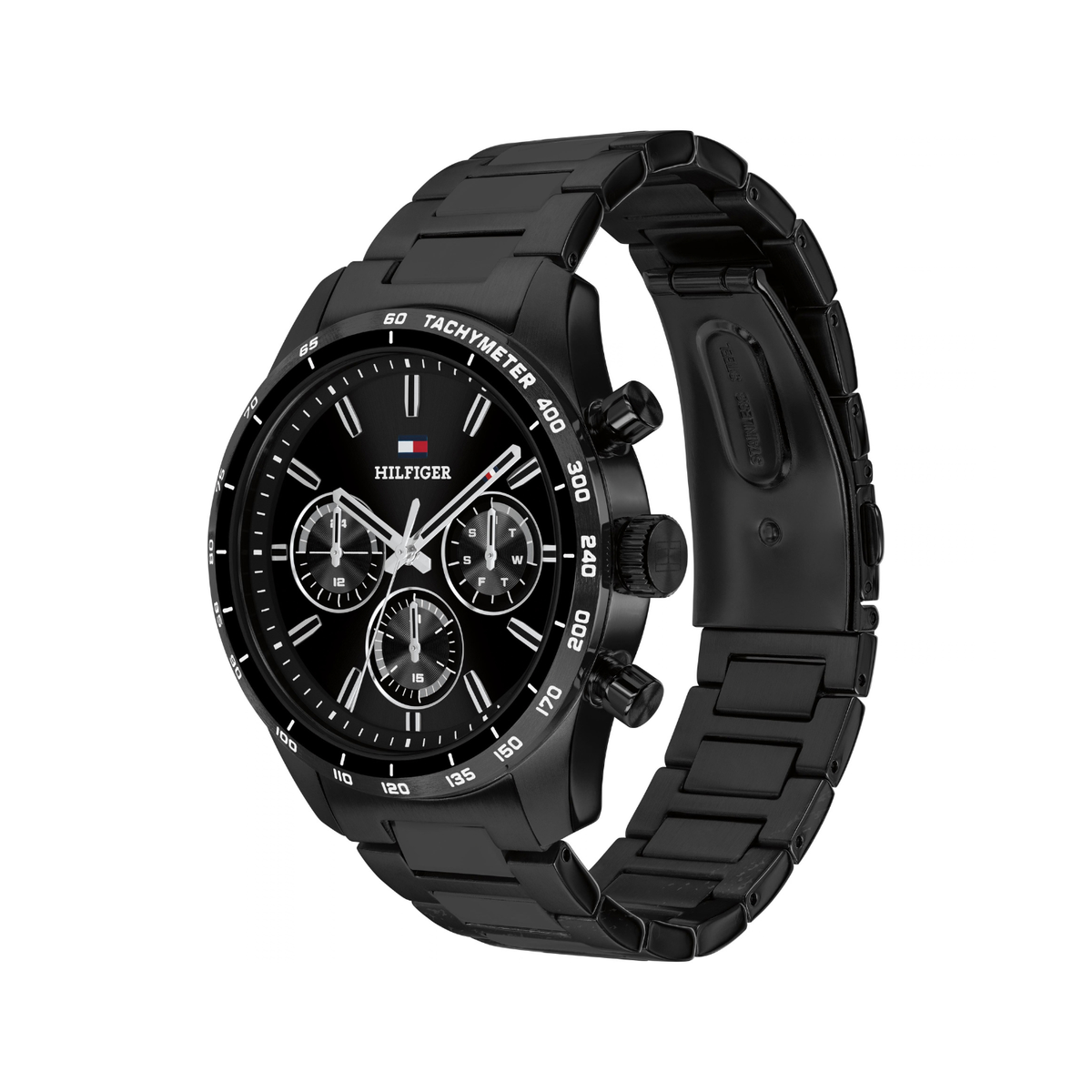 Reloj Análogo Tommy Hilfiger Hampton Cuarzo Negro de Hombre