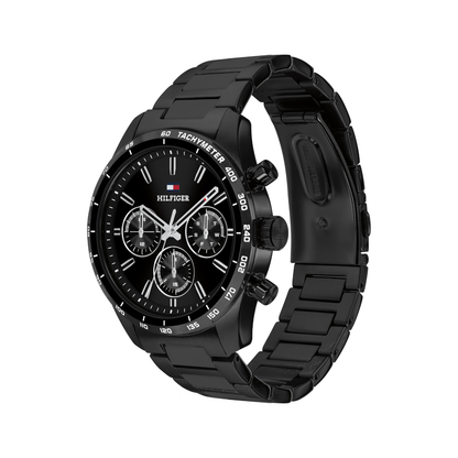 Reloj Análogo Tommy Hilfiger Hampton Cuarzo Negro de Hombre