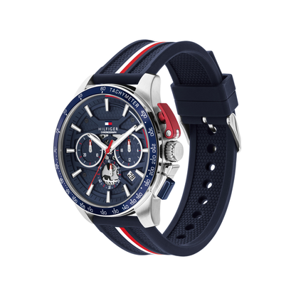 Reloj Análogo Banks Casual Plateado de Hombre