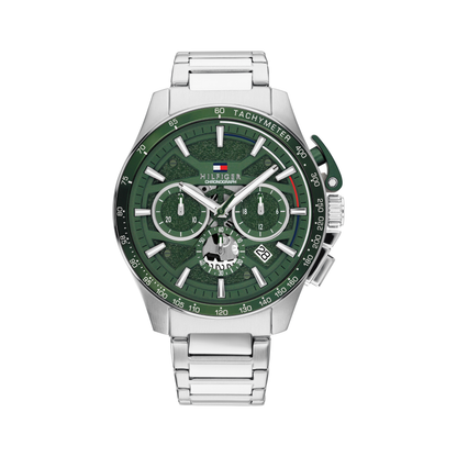 Reloj Análogo Banks Casual Verde de Hombre