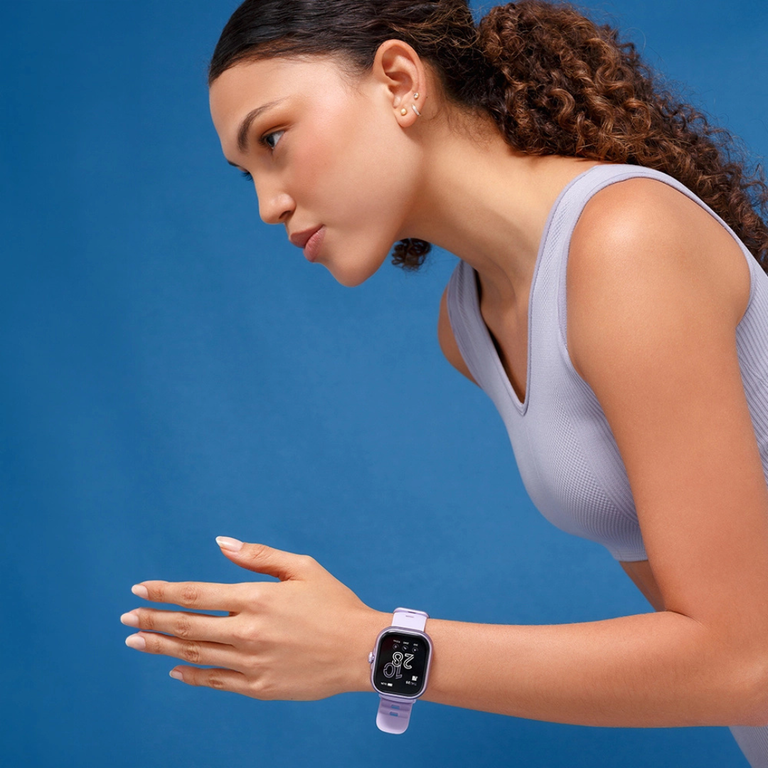 Reloj Digital Smartwatch Sport Lila de Mujer