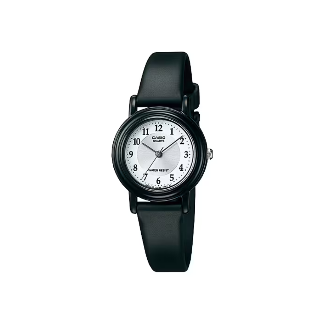 Reloj Análogo Casual Negro de Mujer