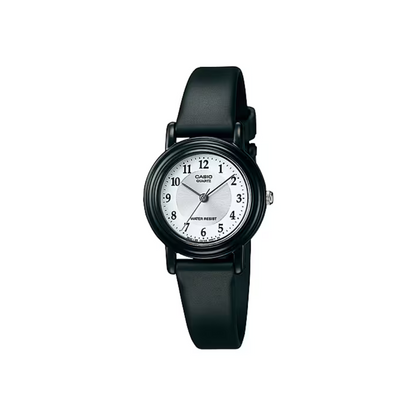 Reloj Análogo Casual Negro de Mujer