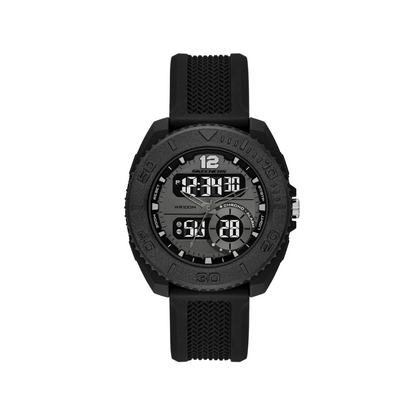 Reloj Análogo-Digital Casual Negro de Hombre