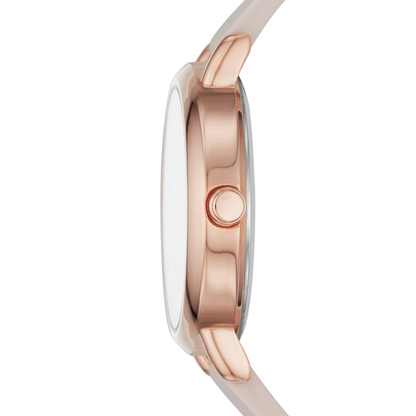 Reloj Análogo Casual Rosado de Mujer