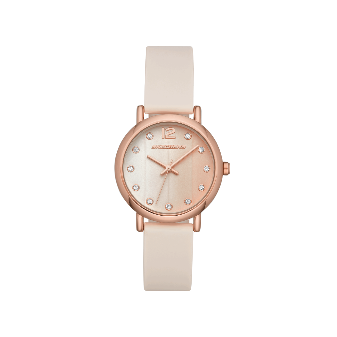 Reloj Análogo Casual Rosado de Mujer
