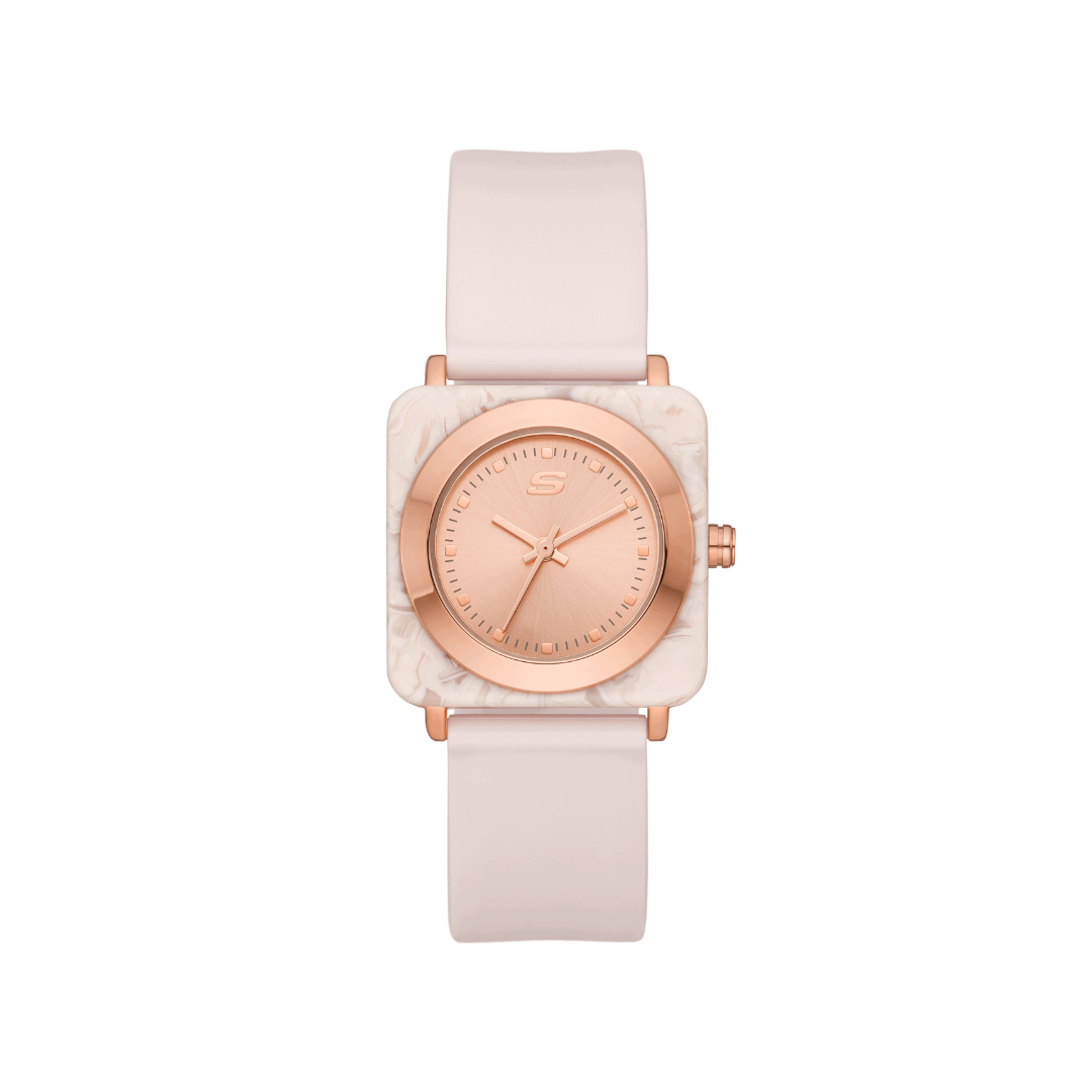 Reloj Análogo Casual Rosado de Mujer
