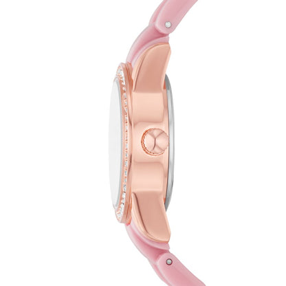 Reloj Análogo Palisades Casual Rosado de Mujer