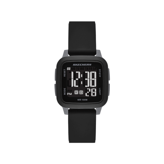 Reloj Digital Casual Negro de Mujer