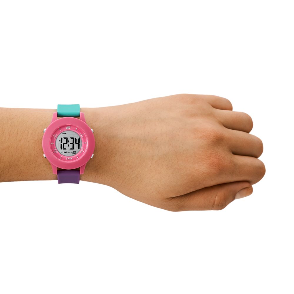 Reloj Digital Rosencrans Juvenil Rosado de Mujer