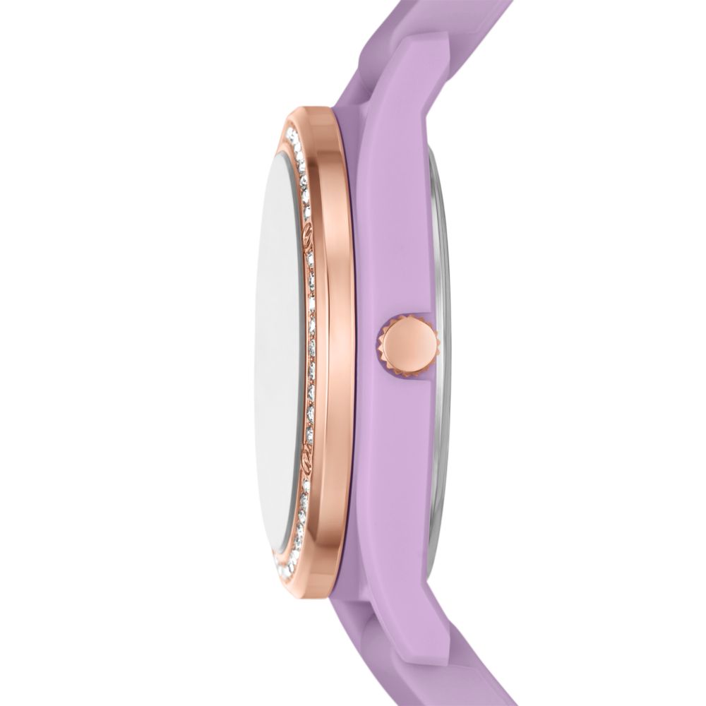 Reloj Análogo Evalyn Juvenil Morado de Mujer