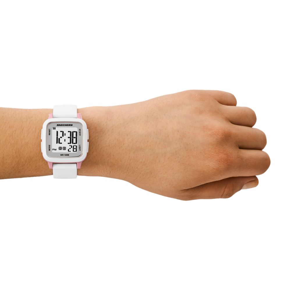 Reloj Digital Holmby Casual Blanco de Mujer