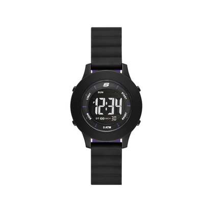 Reloj Digital Casual Negro de Mujer