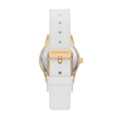 Reloj Análogo Gunmetal Casual Dorado de Mujer