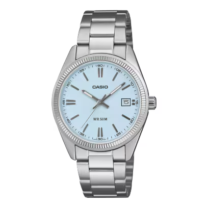 Reloj Análogo Clásico Celeste Unisex