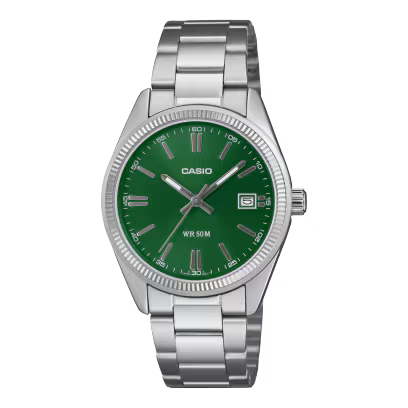Reloj Análogo Clásico Verde Unisex