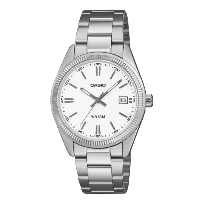 Reloj Análogo Casual Plateado Unisex