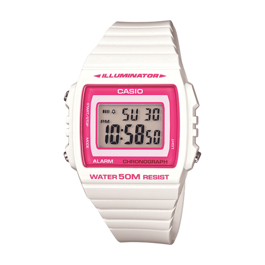 Reloj Digital Illuminator Casual Blanco de Hombre