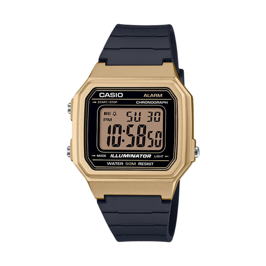 Reloj Digital Illuminator Casual Dorado de Hombre