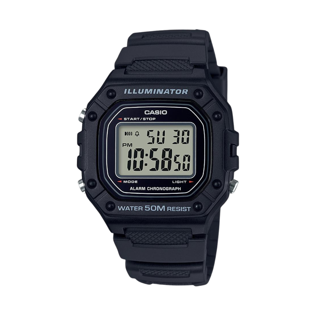 Reloj Digital Illuminator Sport Negro de Hombre