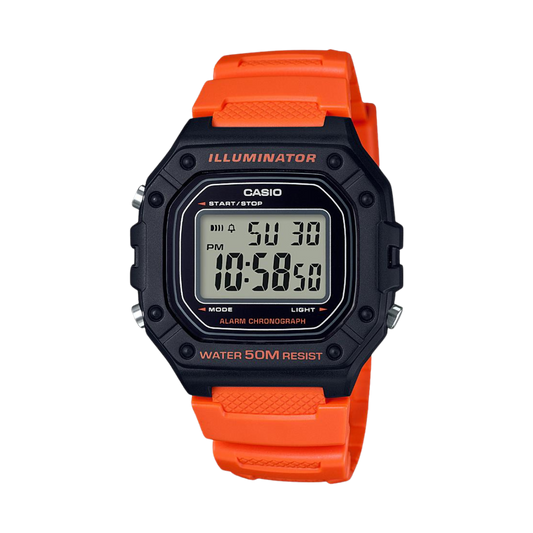 Reloj Digital Illuminator Sport Naranja de Hombre