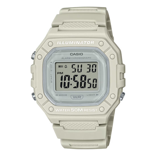 Reloj Digital Illuminator Sport Crema de Hombre