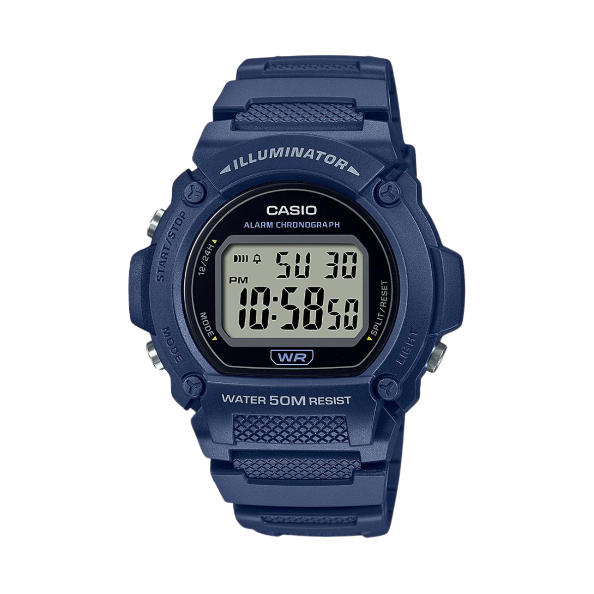 Reloj Digital Illuminator Sport Azul de Hombre