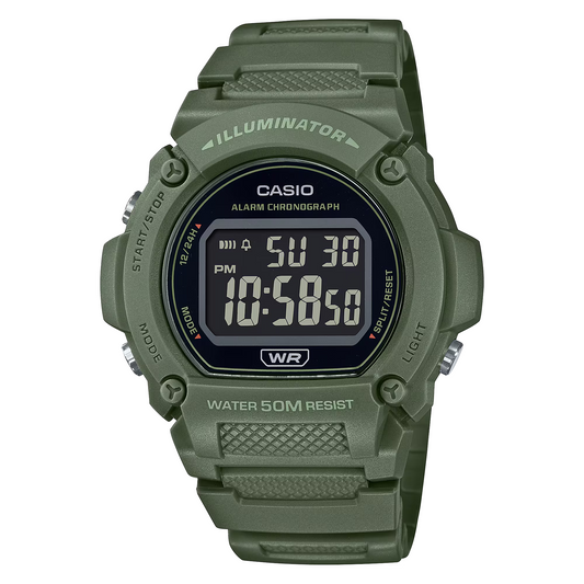 Reloj Digital Sport Verde de Hombre