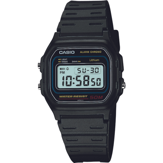 Reloj Digital Vintage Negro de Hombre