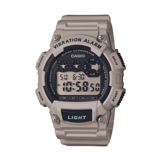 Reloj Digital Illuminator Casual Crema de Hombre