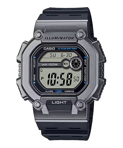 Reloj Digital Illuminator Casual Gris de Hombre