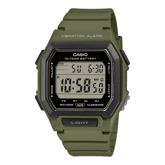 Reloj Digital Deportivo Verde de Hombre