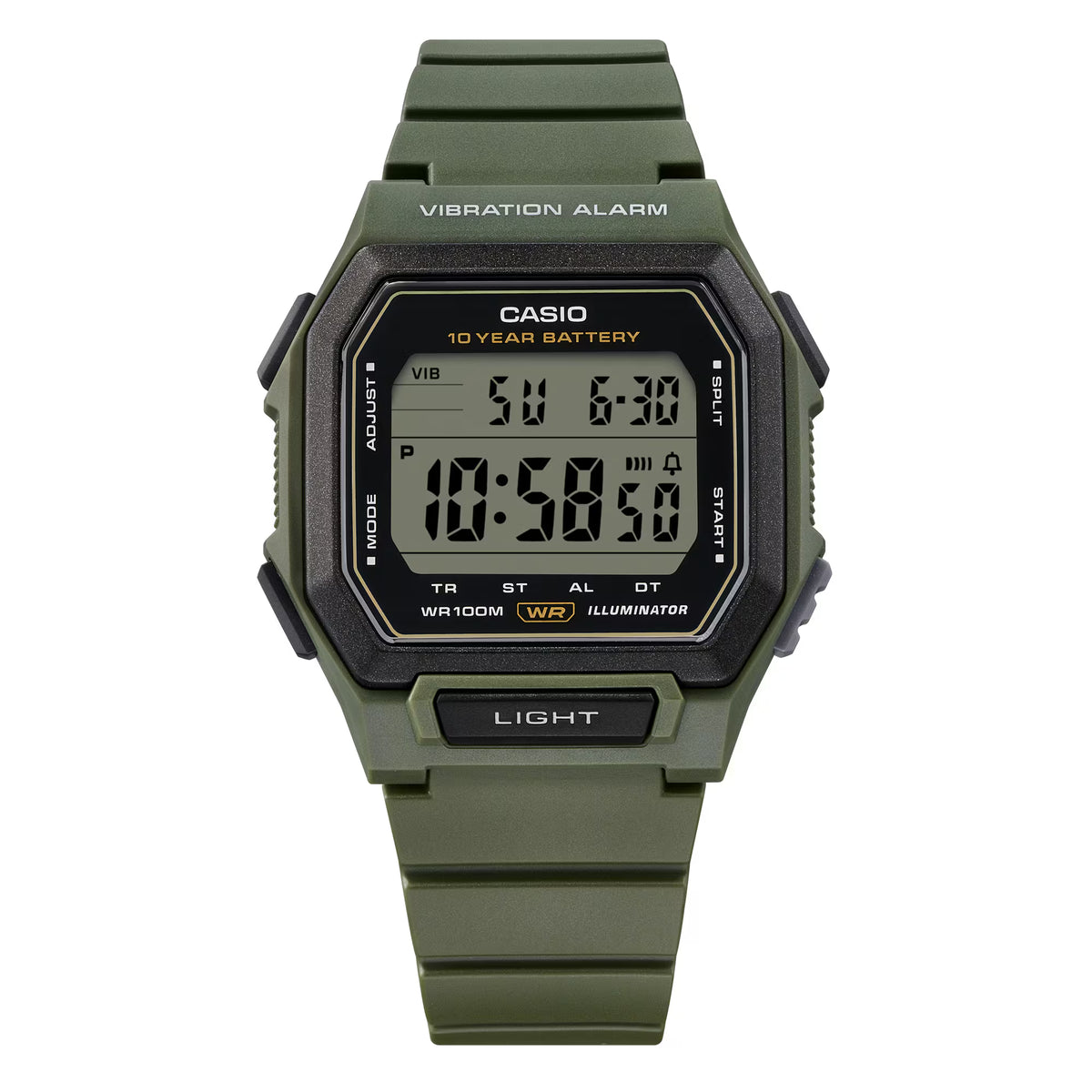 Reloj Digital Deportivo Verde de Hombre